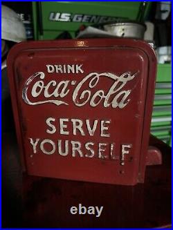 Vintage Embossed Coca-Cola Vendo Head Self Serve Coin Op Box