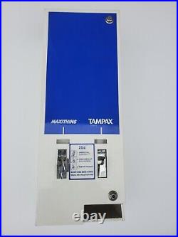 Vintage Feminine Napkins Tampax Vending Machine, Hospital Speciality Needs Lock