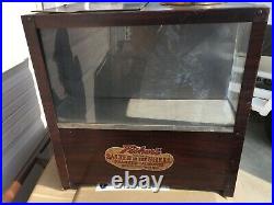 Vintage Fisher Vending Machine Carnival Fresh Peanuts Dispenser Roaster