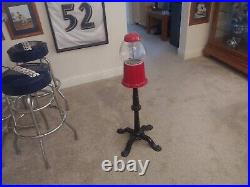 Vintage Flagstar Bank Gumball Machine withstand Coin bank Candy or Nut Dispenser