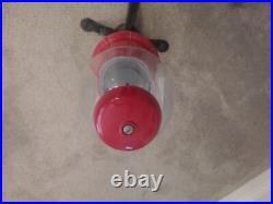 Vintage Flagstar Bank Gumball Machine withstand Coin bank Candy or Nut Dispenser