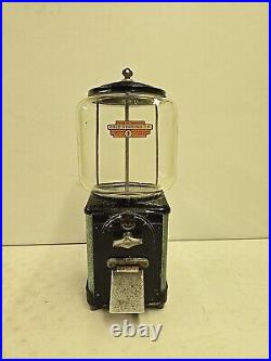 Vintage Folz Vending Oceanside NY Advertising Peanut Penny Machine 1C With Key