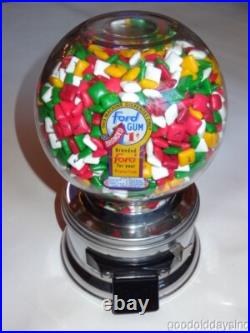 Vintage Ford 1c Penny Gum Counter Top Gumball Vending Machine