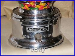 Vintage Ford Chicklet Machine One Cent Penny Gum vending antique peanut gumball