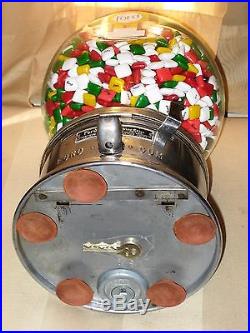 Vintage Ford Chicklet Machine One Cent Penny Gum vending antique peanut gumball