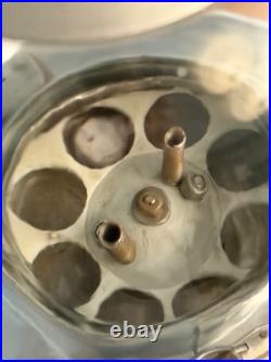 Vintage Ford Dealership Countertop Gumball Machine Glass Globe Chrome Works