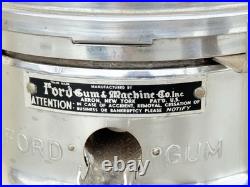 Vintage Ford Gum Machine Co 1 Penny Bubble Gum Machine