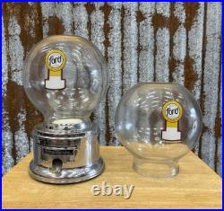 Vintage Ford Gum & Machine Co. Countertop Gumball Machine with Extra Globe Vintage Ford Gum & Machine Co. Countertop Gumball Machine with Extra Globe