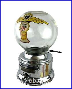 Vintage Ford Gum & Machine Co. Gumball Machine Glass Globe Lions Club Sticker