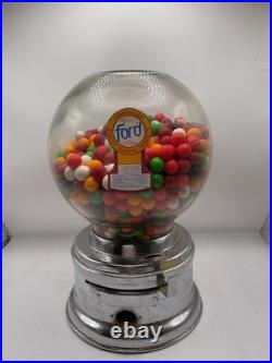 Vintage Ford Gumball / Candy Vending Machine Countertop Globe Dispenser