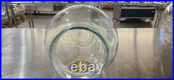 Vintage Ford Gumball Machine Glass Globe Flat Top with Topper