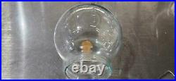 Vintage Ford Gumball Machine Glass Globe Flat Top with Topper