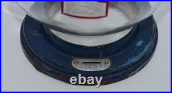 Vintage Ford Gumball Machine Glass Globe and Coin Slot Collar 1 Cent