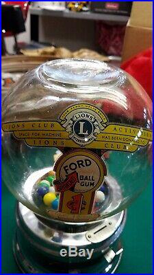 Vintage Ford Gumball Machine One Cent