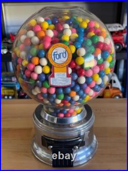 Vintage Ford Gumball Stainless Steel Machine Ten Cent Vending Machine Vintage Ford Gumball Stainless Steel Machine Ten Cent Vending Machine