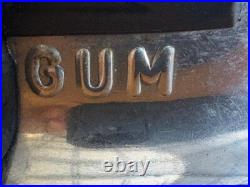 Vintage Ford Gumball Stainless Steel Machine Ten Cent Vending Machine