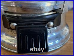Vintage Ford Gumball Stainless Steel Machine Ten Cent Vending Machine Vintage Ford Gumball Stainless Steel Machine Ten Cent Vending Machine