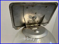 Vintage Ford Penny Gumball Machine Glass Globe Lock and Key