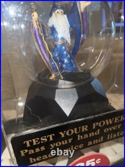 Vintage Fortune Telling Wizard Gumball Vending Machine Double Slots WORKS GREAT Vintage Fortune Telling Wizard Gumball Vending Machine Double Slots WORKS GREAT