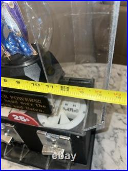 Vintage Fortune Telling Wizard Gumball Vending Machine Double Slots WORKS GREAT Vintage Fortune Telling Wizard Gumball Vending Machine Double Slots WORKS GREAT