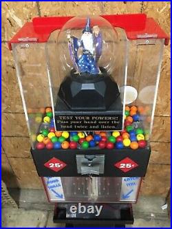 Vintage Fortune Telling Wizard Gumball Vending Machine For TCG Gaming Center