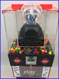 Vintage Fortune Telling Wizard Gumball Vending Machine For TCG Gaming Center