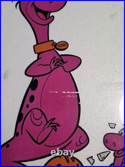 Vintage Fred Flintstone Lucky Eggs Vending Machine Plexiglass Front Marquee RARE