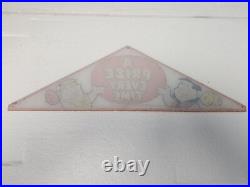 Vintage Fred Flintstone Lucky Eggs Vending Machine Plexiglass Top Marquee RARE