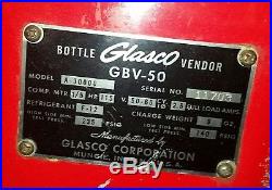 Vintage Glasco Coca Cola Machine Model A30000 GBV-50