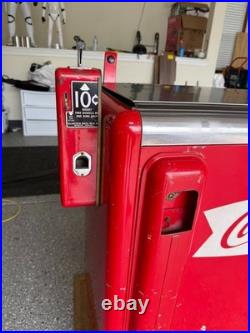 Vintage Glasco GBV-50 Coca-Cola 10¢ Bottle Vending Machine Cooler Original
