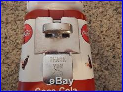 Vintage Gum Ball/Peanut Machine Oak Acorn Coca Cola Theme Vending Coin OP 5 cent