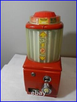 Vintage Gum Vending Machine- Northwestern 1 Cent Turn Dial Gum Vending Machine
