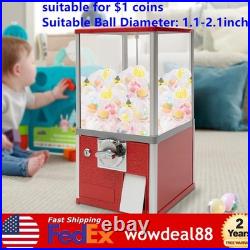 Vintage Gumball Machine Candy Vending Dispenser Coin Bank Big Capsule