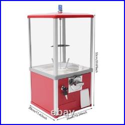 Vintage Gumball Machine Candy Vending Dispenser Coin Bank Big Capsule