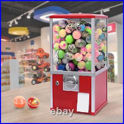 Vintage Gumball Machine Candy Vending Dispenser Coin Bank Big Capsule 1.1-2.1