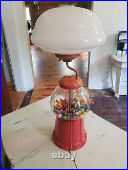 Vintage Gumball Machine Table Lamp Industrial light