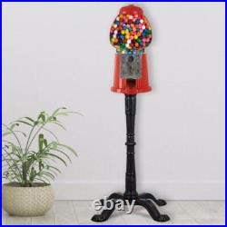 Vintage Gumball Machine With Stand Coin Bank Candy Dispenser Vending Playroom Hot