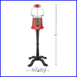 Vintage Gumball Machine With Stand Coin Bank Candy Dispenser Vending Playroom Hot