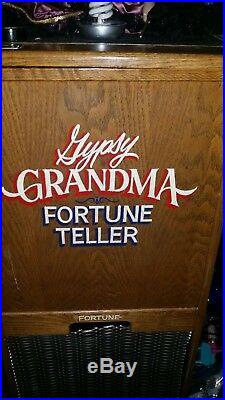Vintage Gypsy Grandma Coin Op Fortune Teller