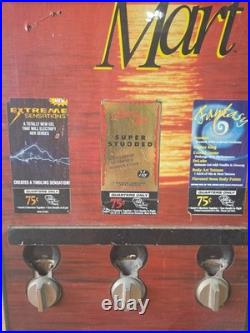 Vintage HEALTH MART 80s CONDOM NOVELTY VENDING MACHINE Wall Mounted