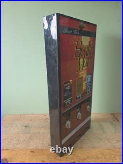 Vintage HEALTH MART 80s CONDOM NOVELTY VENDING MACHINE Wall Mounted