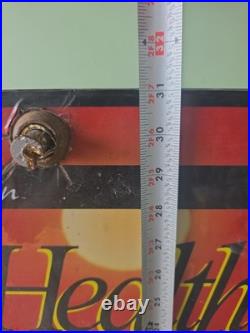 Vintage HEALTH MART 80s CONDOM NOVELTY VENDING MACHINE Wall Mounted