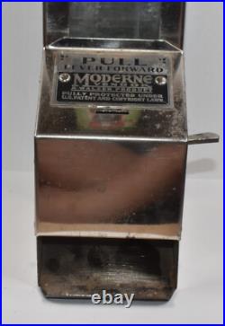 Vintage HERSHEYS CHOCOLATE 1 Cent CANDY Gum Coin Operated Dispenser Machine