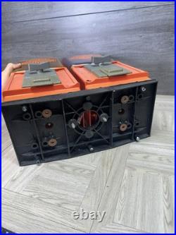 Vintage Harley Davidson Double Gumball Machine 25 Cent Riding Antique Working