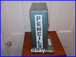 Vintage Harmon 5 Cent Pencil Vending Machine No Key