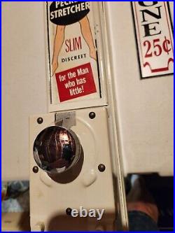 Vintage Harmon Condom Vending Machine GREAT GRAPHICS! LOOK