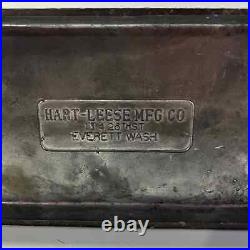 Vintage Hart Leese Heavy Metal Chrome Counter Top Coin Sorter Change Machine