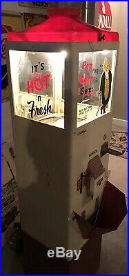 Vintage Hawkeye 1950s Popcorn Warmer 10 Cent Coin Vending Machine LOCAL PICK UP