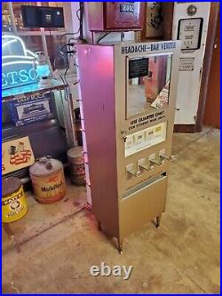 Vintage Headache Coin Operated Vending Machine