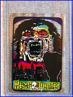 Vintage Headhunter Horror Movie Prism Sticker Vending Machine 80s Selectra